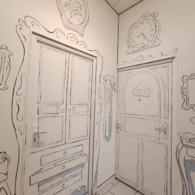 Fresque trompe-l’oeil illustratif