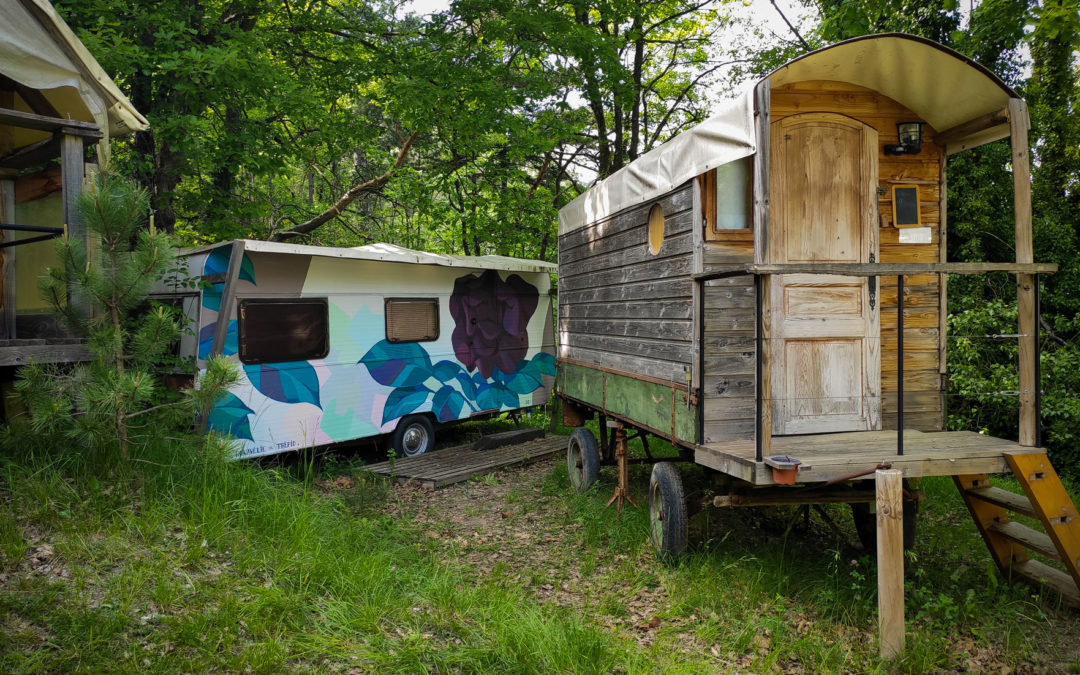Fresque sur une Caravane
