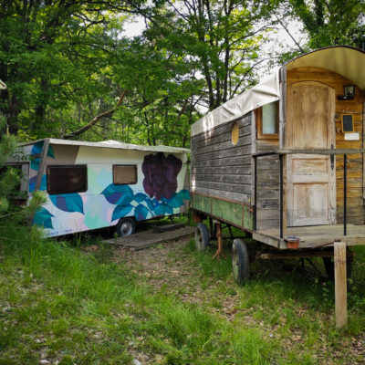 Fresque sur une Caravane