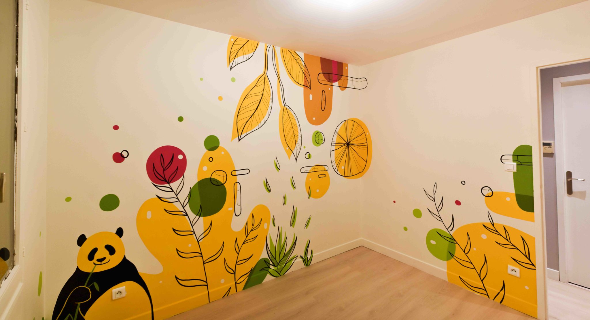 Fresque dans une chambre d'enfant - La Fresquerie